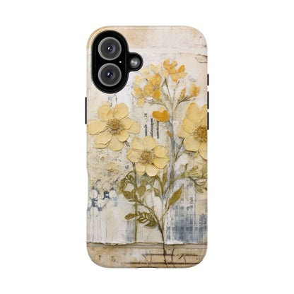 Vintage Botanical Floral Mobile Case