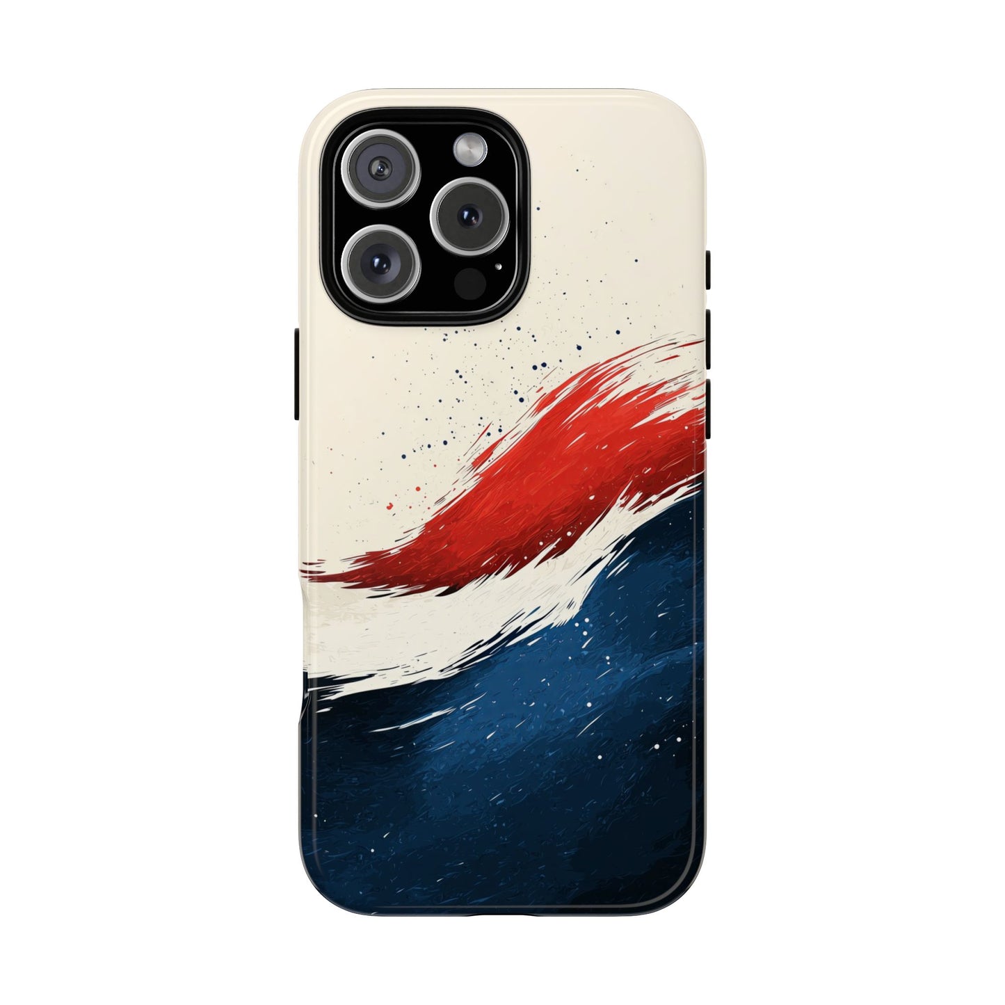 Crimson Tide – Artistic Brushstroke Abstract Case for iPhone, Google Pixel, Samsung