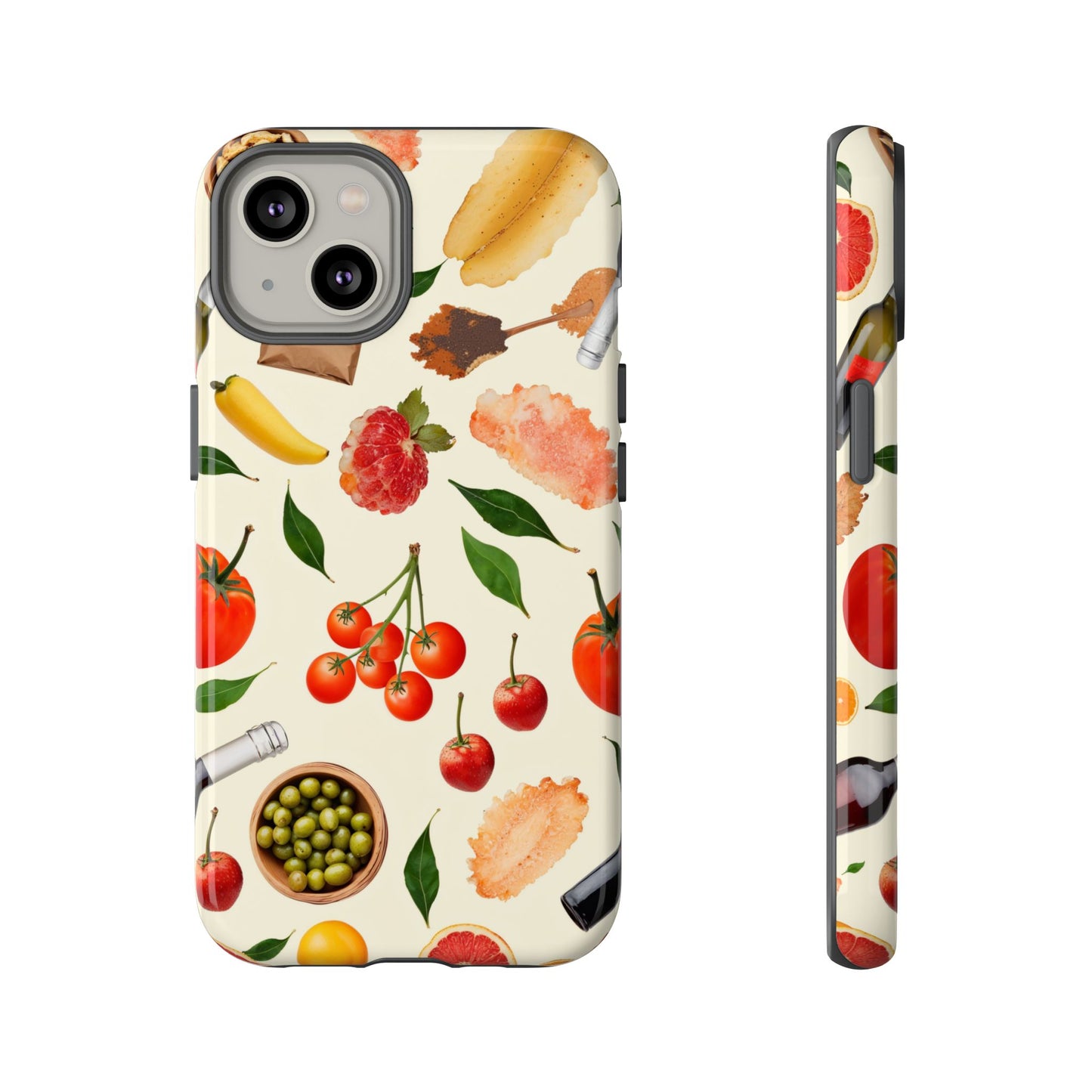 Fresh Fruits & Veggies Pattern Phone Case