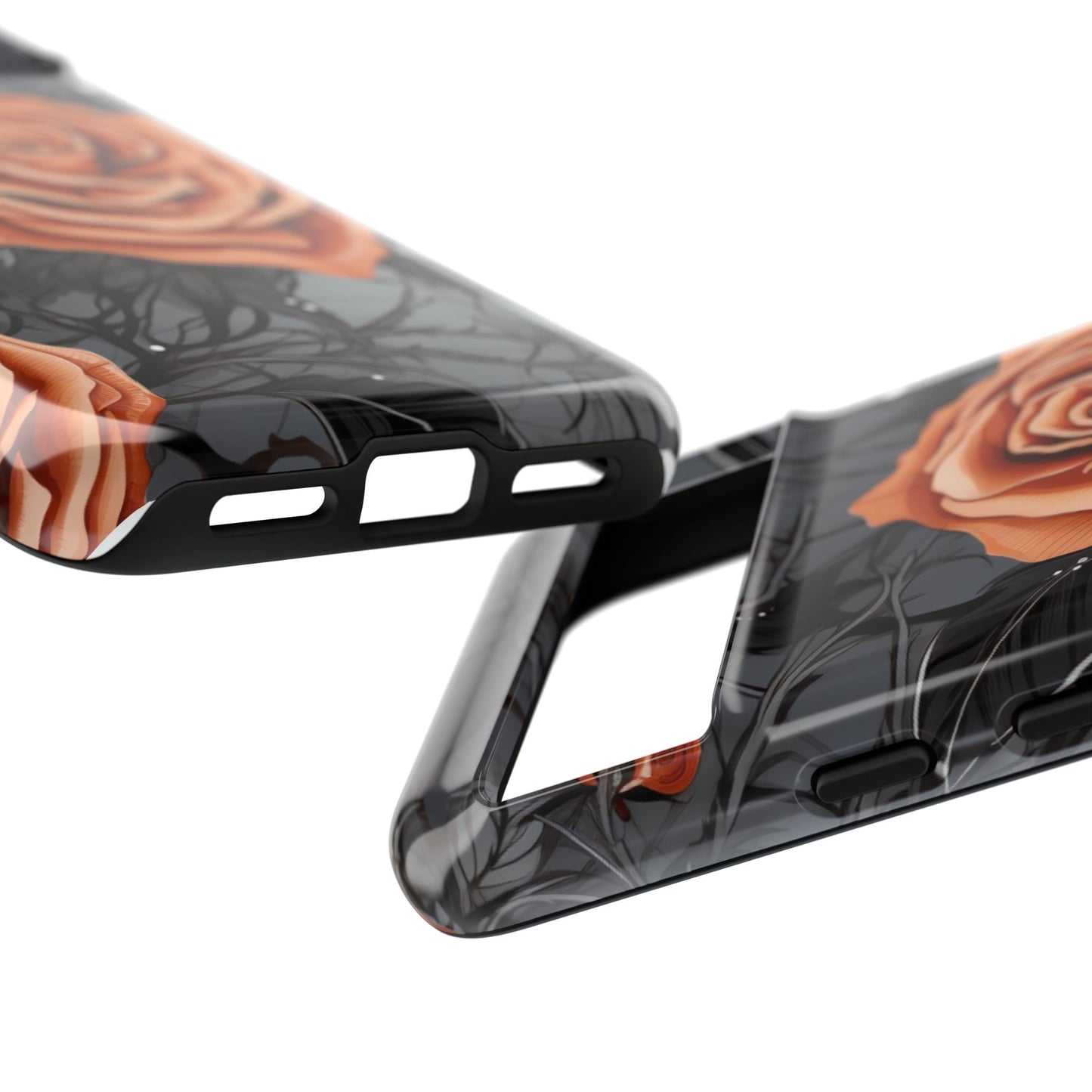Mystic Noir Rose Mobile Case