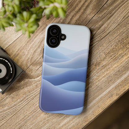 Intricate Abstract Wavy Landscape phone case