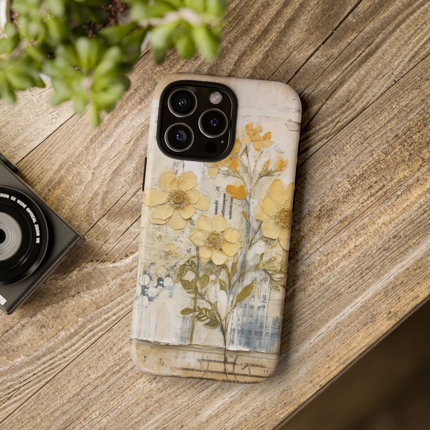Vintage Botanical Floral Mobile Case