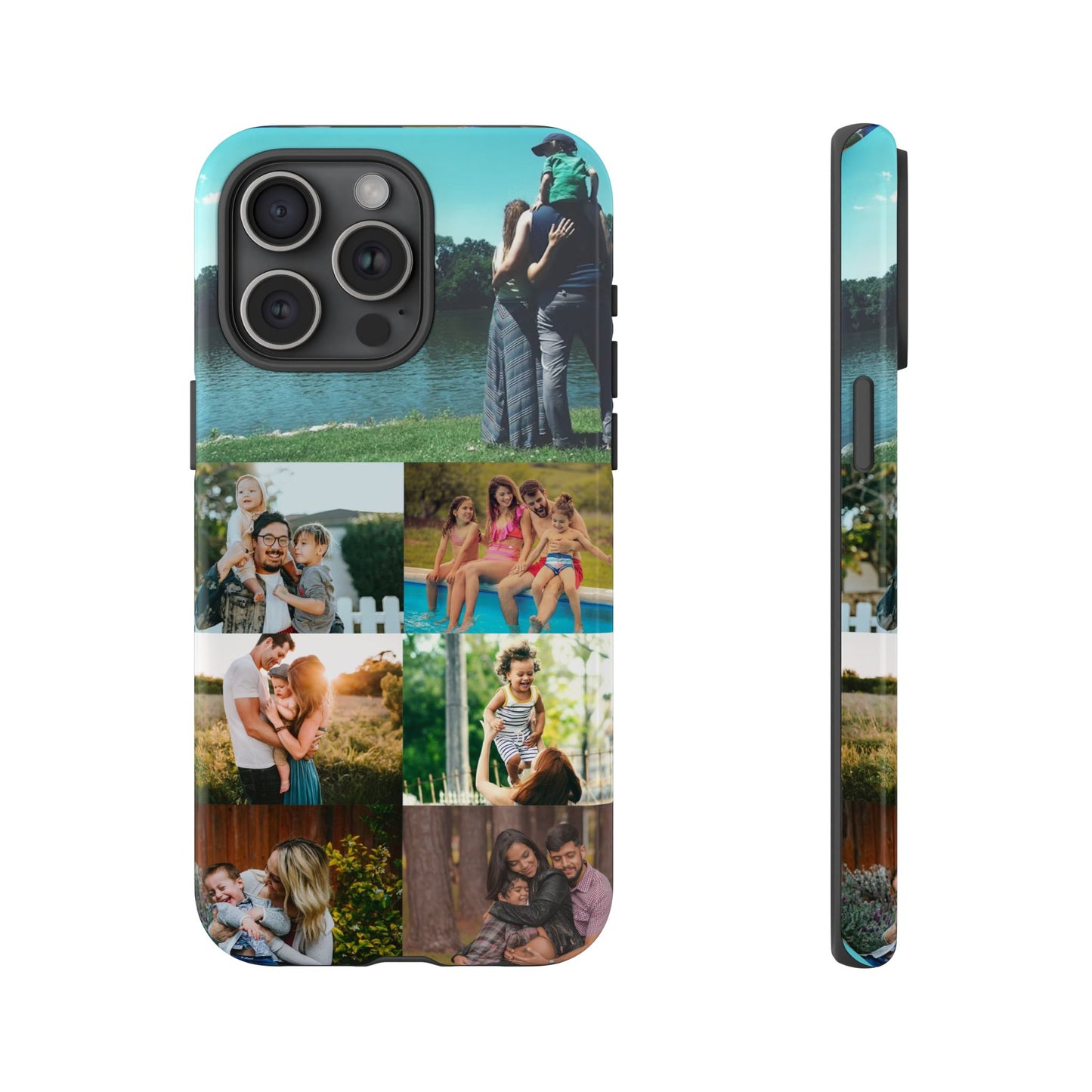 Personalised Custom Photo Collage Phone Case – Add Your Images/Loving Memory – Unique Gift for iPhone, Samsung  & Google Pixel – Protective & Stylish Cover, Couples Gift