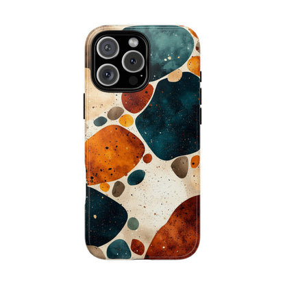 Earthy Terrazzo Stone Phone Case for iPhone, google Pixel & Samsung