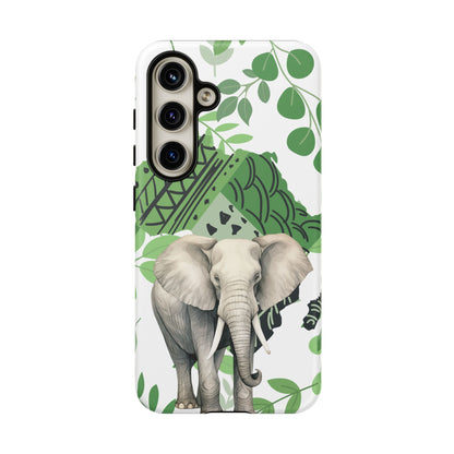 Tropical Elephant Mobile Cover – Nature-Inspired Boho Art