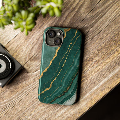 Jade Green Marble Case Design