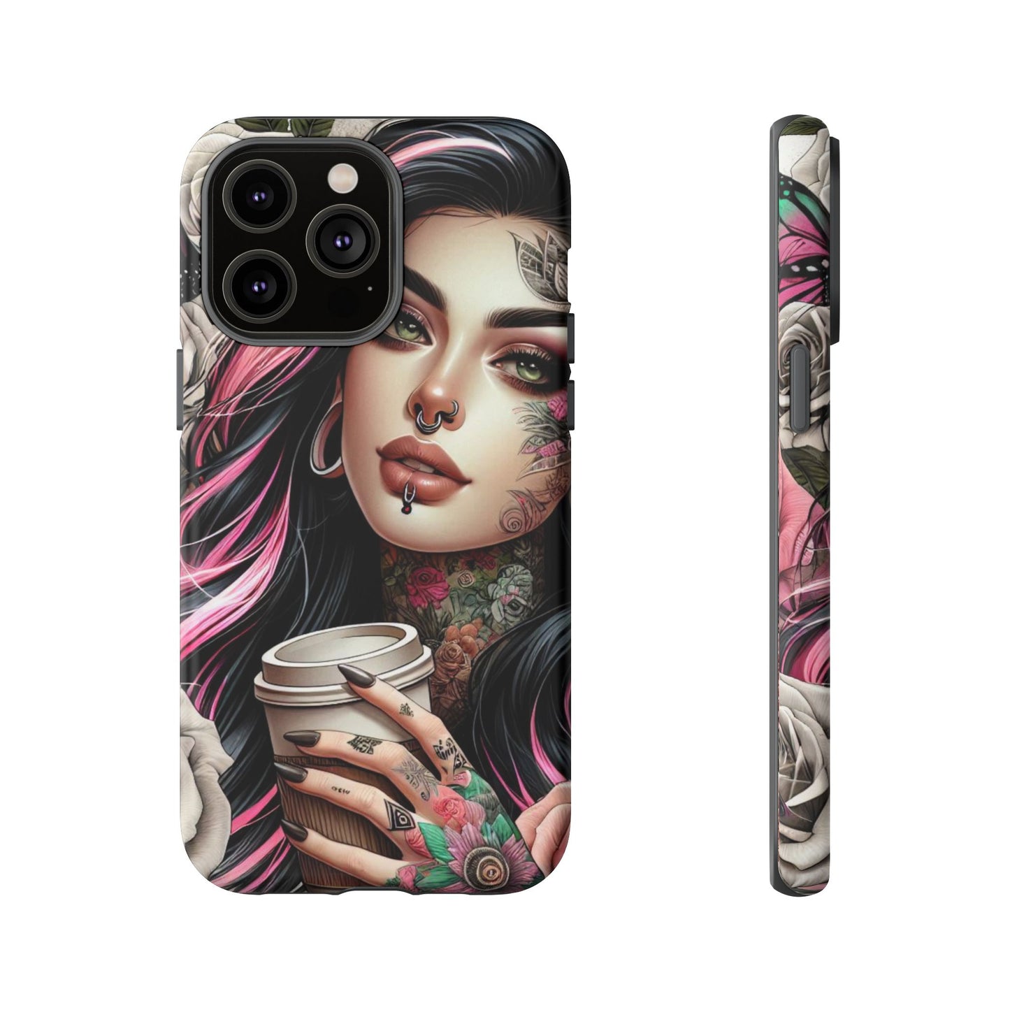 Gothic Rose Coffee Queen Mobile Case