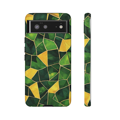 Intricate Turtle Shell Mosaic Phone Case for iPhone, Samsung & Google Pixel