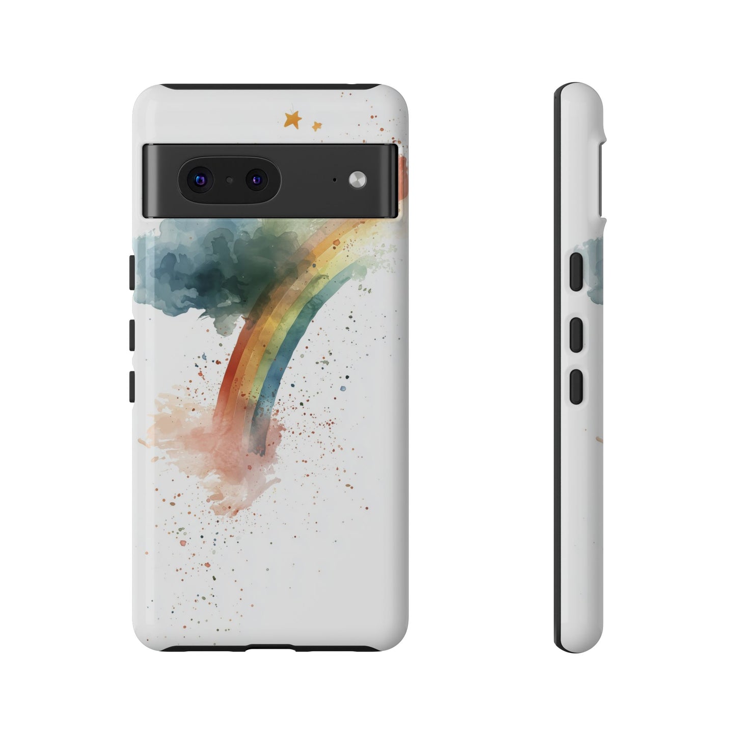 Mystic Splash Rainbow Watercolor Phone Case for iPhone, google Pixel & Samsung