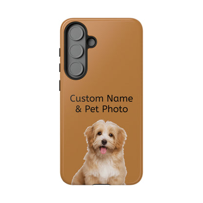 Personalized Custom Pet Phone Case – Add Your Name, Pet Photo or Any Text– Unique Gift for iPhone, Samsung  & Google Pixel – Protective & Stylish Cover"