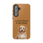 Personalized Custom Pet Phone Case – Add Your Name, Pet Photo or Any Text– Unique Gift for iPhone, Samsung  & Google Pixel – Protective & Stylish Cover"