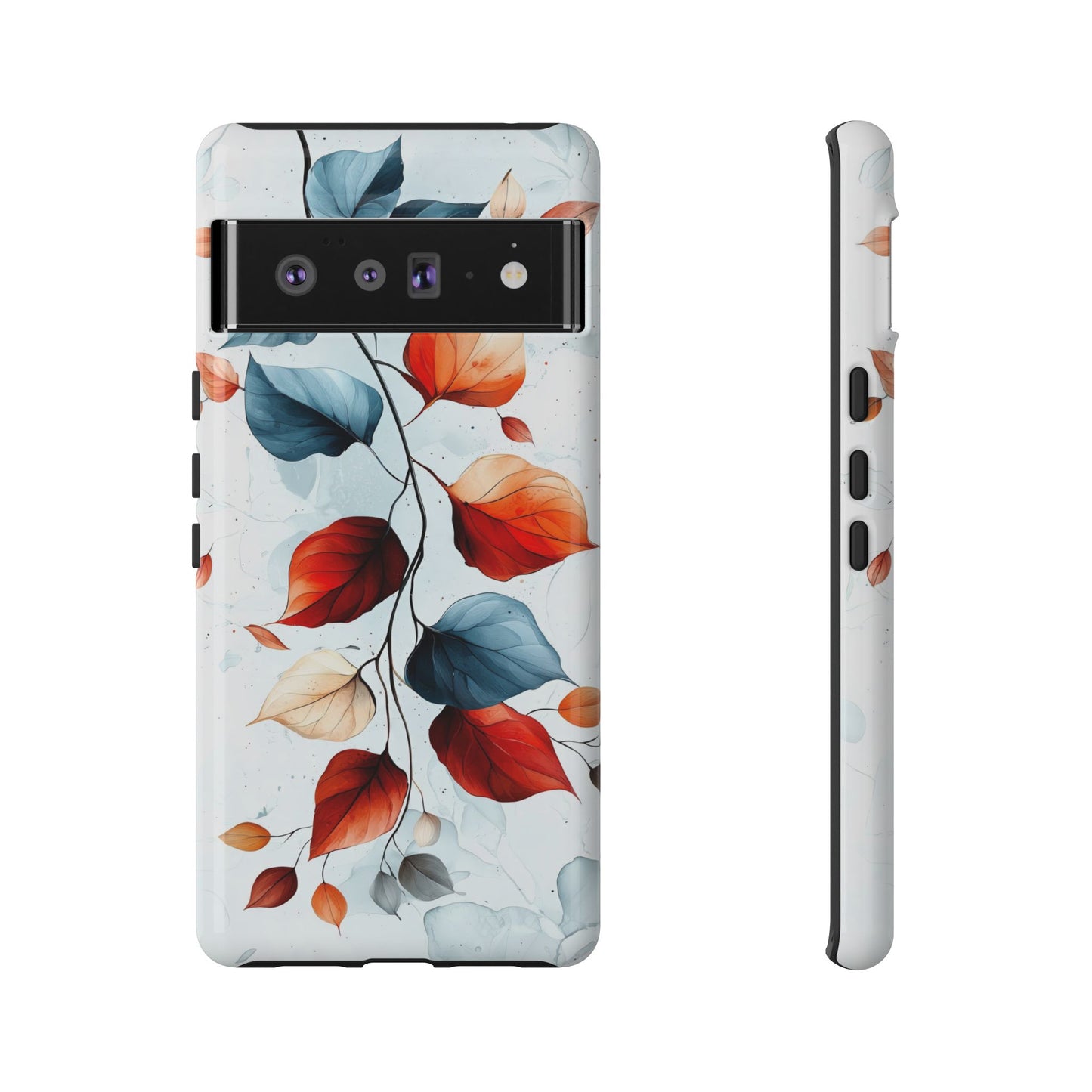 Crimson Drift | Minimalist Botanical Phone Case for iPhone, Pixel & Samsung
