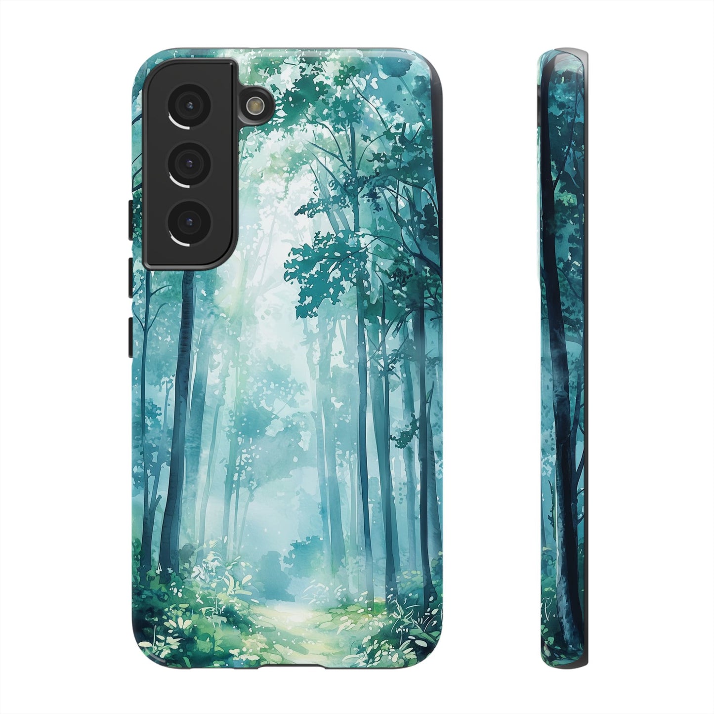 Enchanted Forest Dreamscape Watercolor Phone Case for iPhone, google Pixel & Samsung