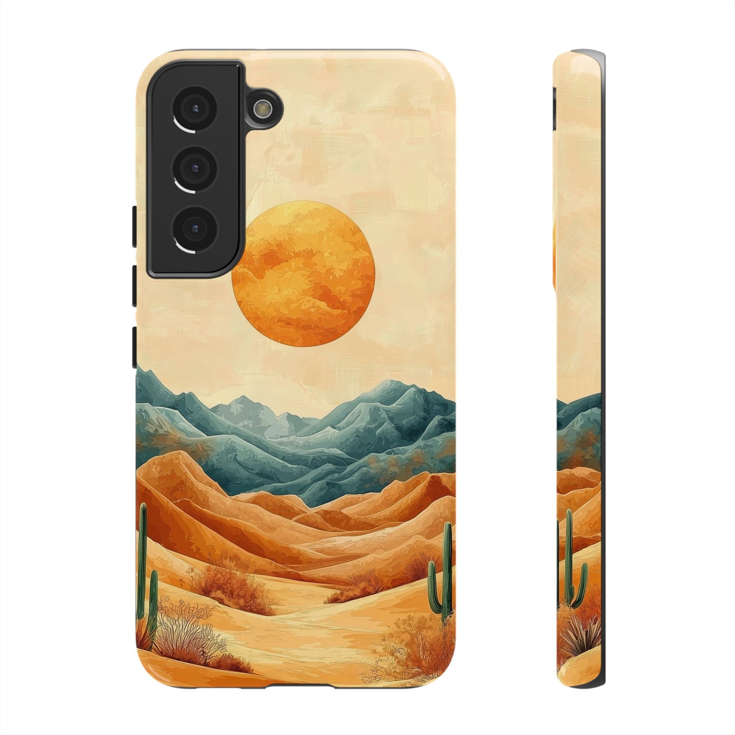 Golden Solstice Desert Boho Phone Case for iPhone, Pixel & Samsung