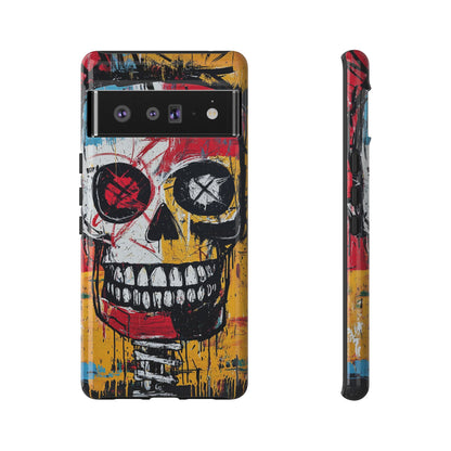 Basquiat Phone Case – Bold Urban Art Design - iPhone, Samsung & Google Pixel Cover - Artistic Painting Case,  Art Lover Gift