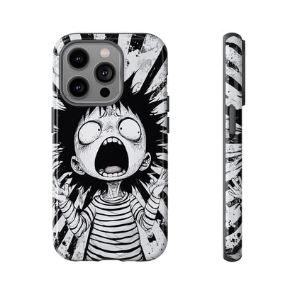 Maximum Panic Mode | Scream Kid Art  Phone Case for iPhone, Samsung & Pixel