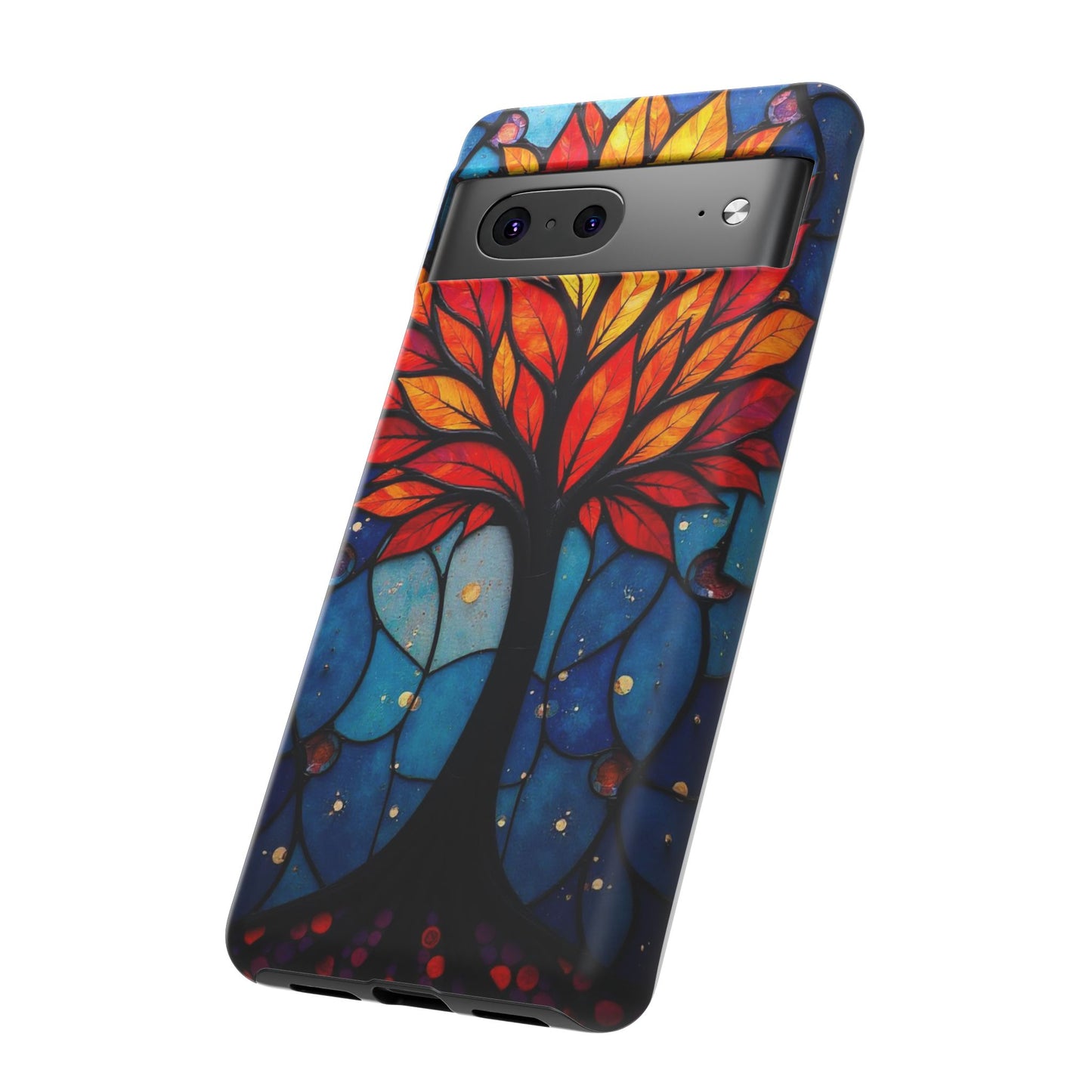 Stained Glass Tree: A Burst of Vibrant Elegance