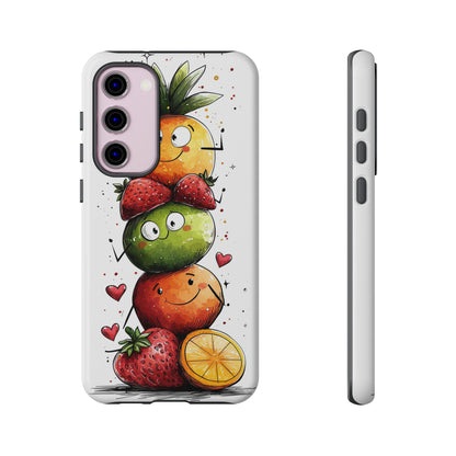 Cute Fruit Stack Phone Case – Fun & Playful Anime Art for iPhone, Google Pixel & Samsung