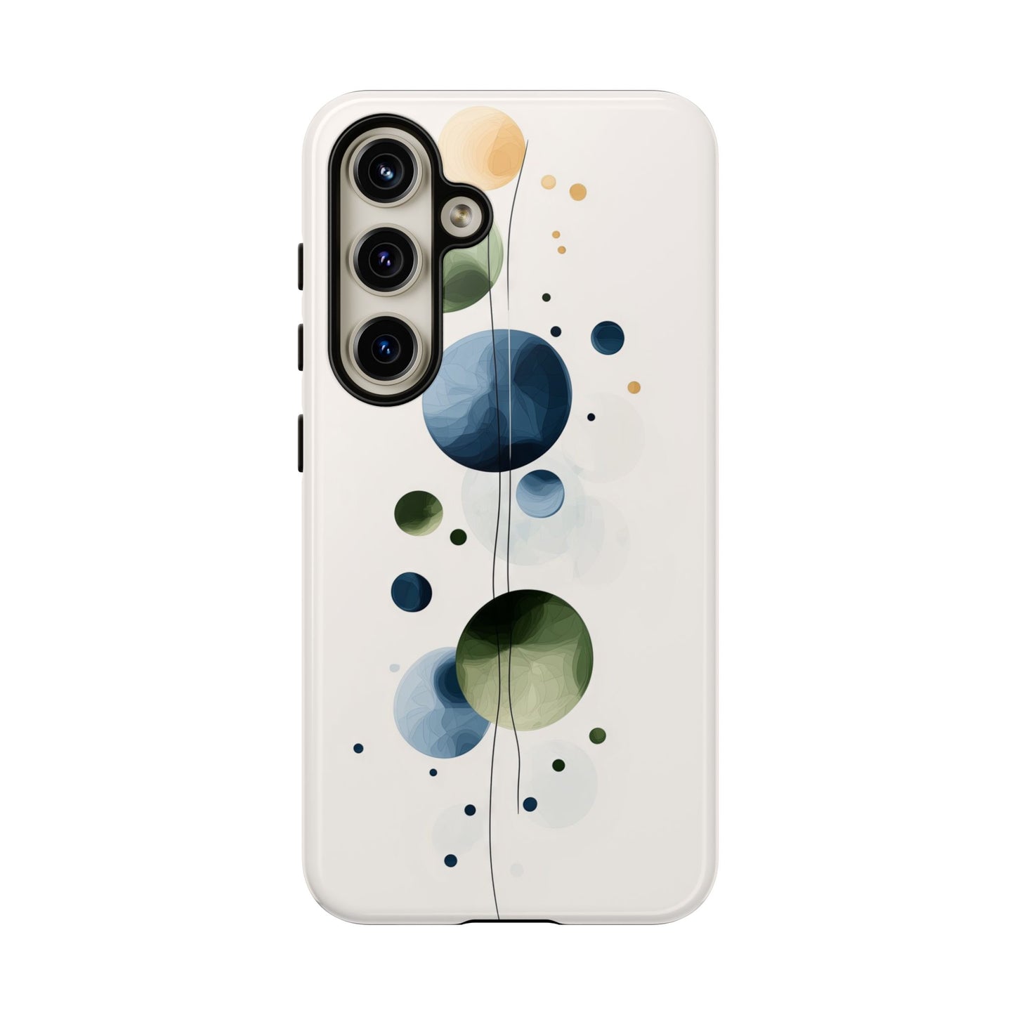 Orbit Bloom – Abstract Bubble Art Phone Case for iPhone, Samsung & Pixel