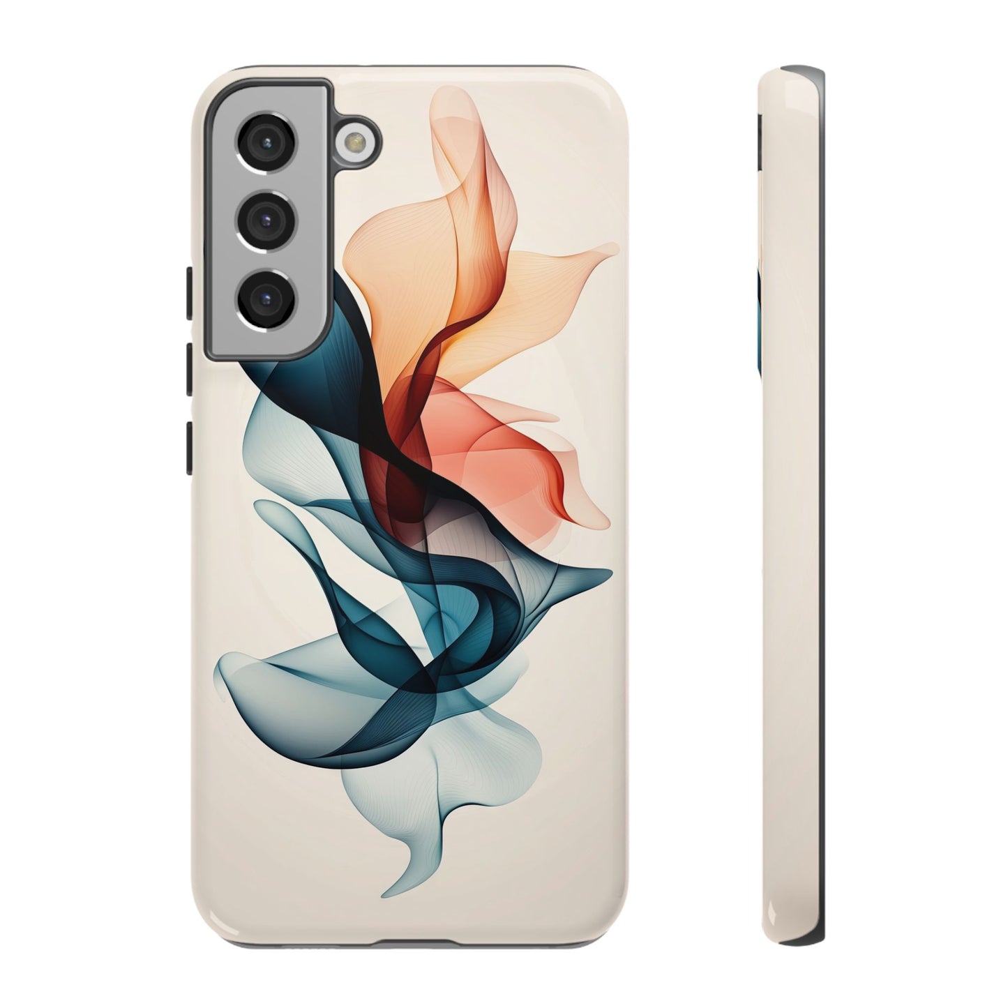 Ethereal Flow – Minimal Abstract Phone Case for iPhone, Google Pixel, Samsung