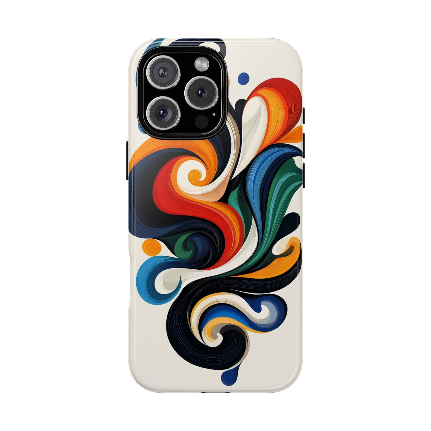 WhirlMuse – Elegant Swirl Abstract  Phone Case for iPhone, Samsung & Pixel