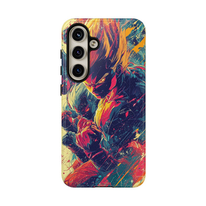 Saiyan Fury | Anime Warrior Power Surge | Comic Style Dragon Battle Phone Case for iPhone, Samsung & Pixel