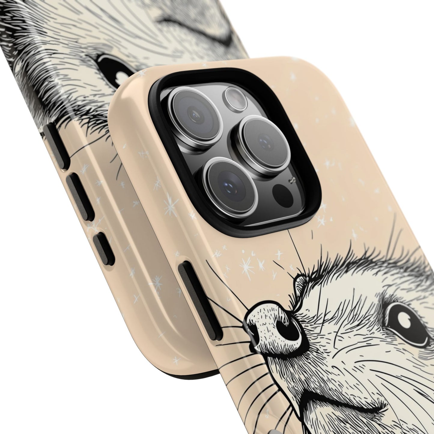 Starlit Wonder: Curious Critter in the Cosmos Phone Case for iPhone, Samsung & Pixel