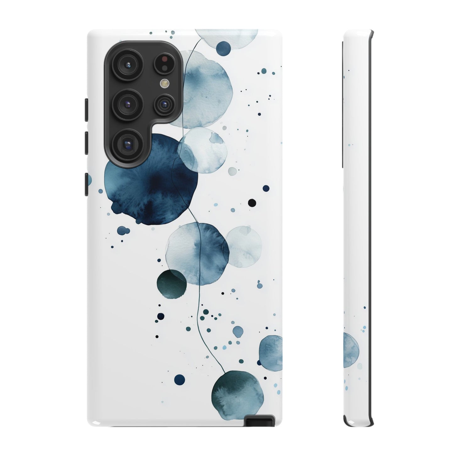 Midnight Drops Watercolor Phone Case for iPhone, google Pixel & Samsung