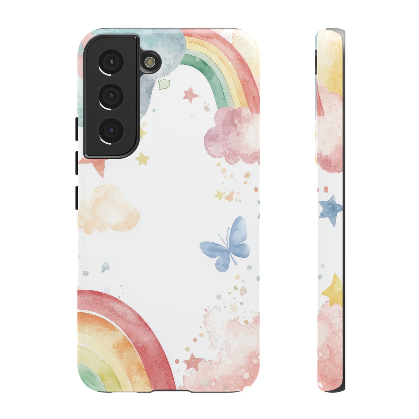 Dreamy Skies & Rainbows Watercolor Phone Case for iPhone, google Pixel & Samsung