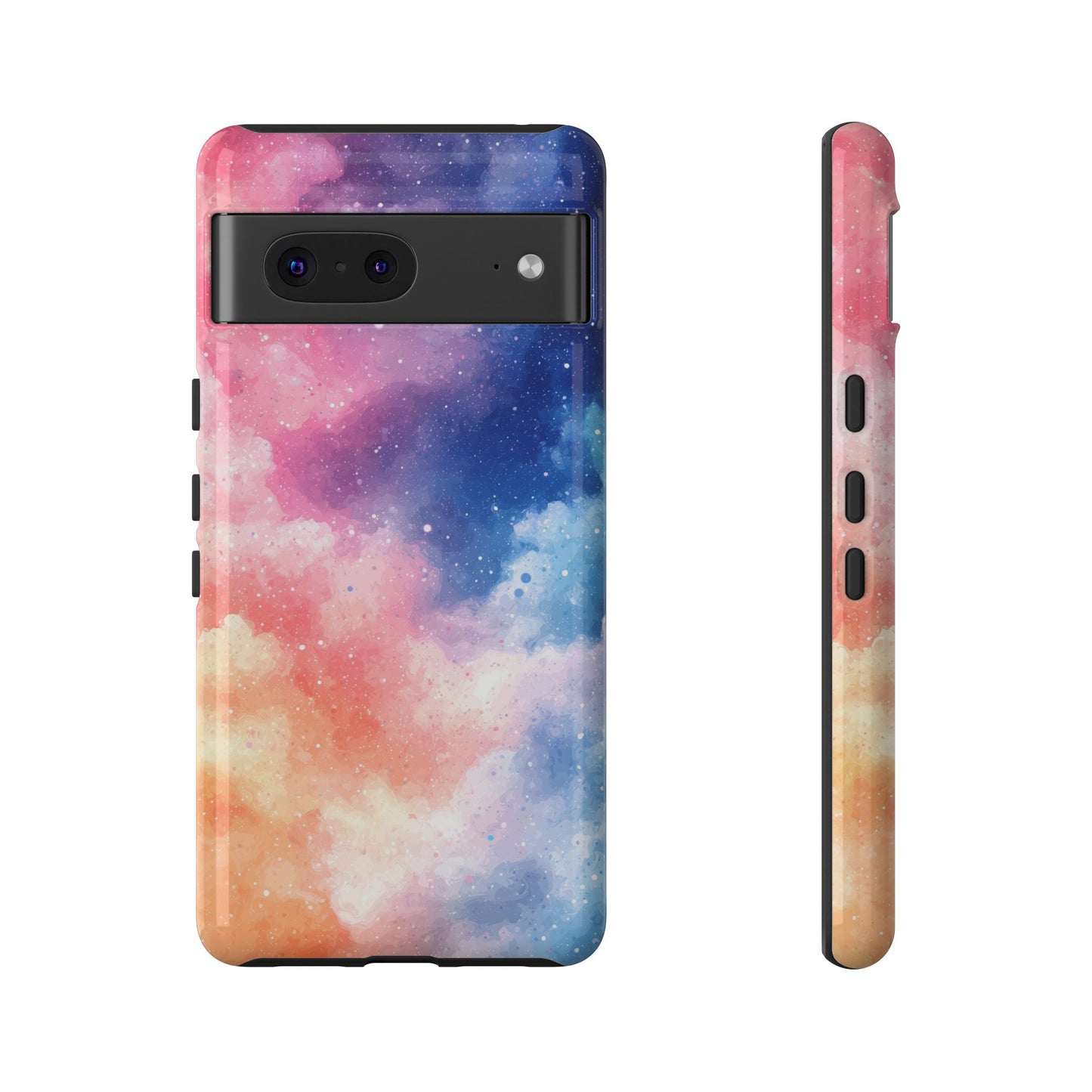 Cosmic Dreamscape – Watercolor Galaxy Phone Case for iPhone, google Pixel & Samsung