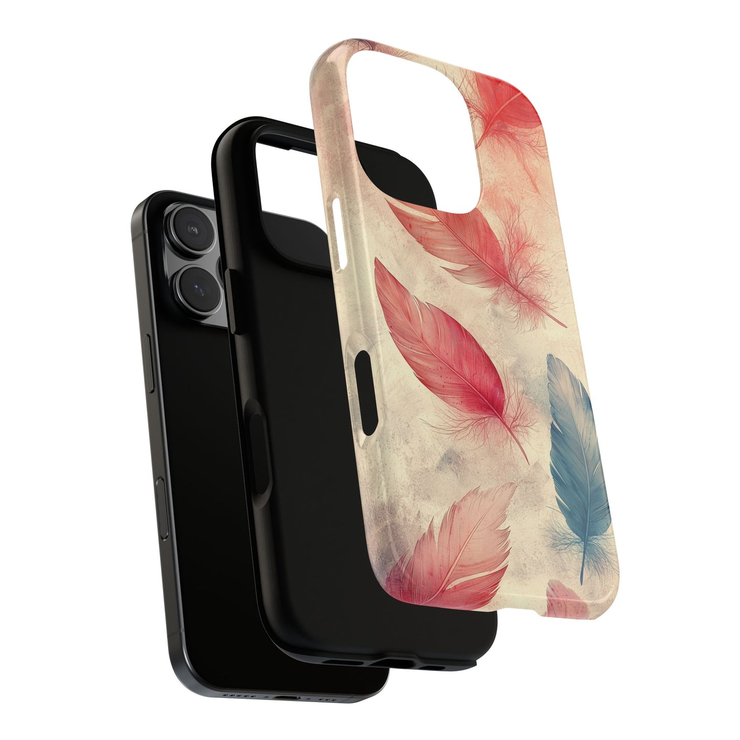 Boho Feather Phone Case for iPhone, Pixel & Samsung