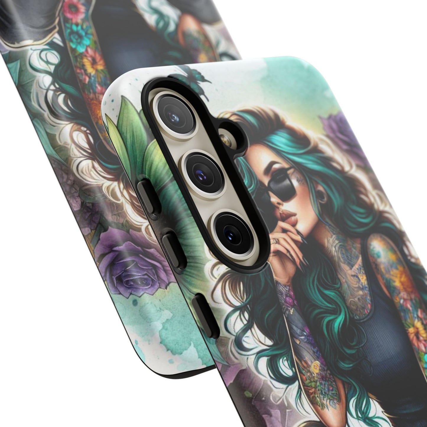 Urban Wildflower – Edgy Tattooed Beauty Mobile Cover