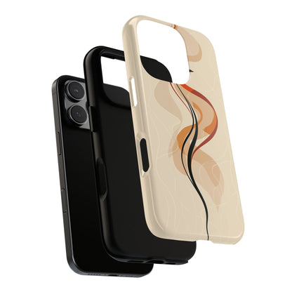 Feminine Flame: Abstract Grace Phone Case for iPhone, Samsung & Pixel