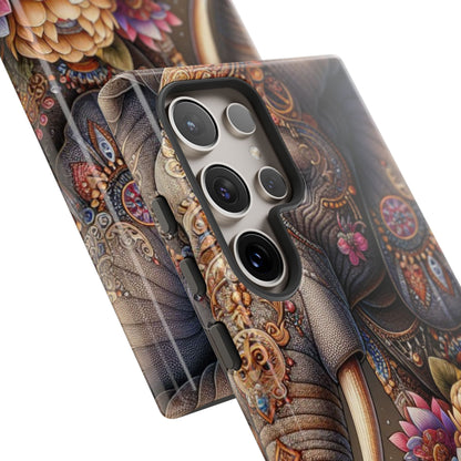 Royal Ornate Elephant Mobile Cover – Luxurious Bohemian Art