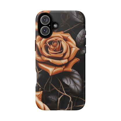 Midnight Gold Rose Mobile Case