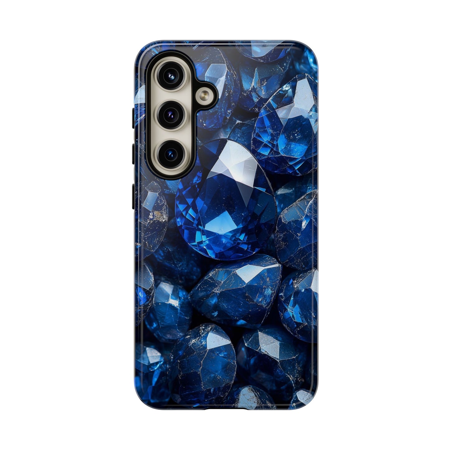 Blue Crystal Aesthetic Phone Case for iPhone, Google Pixel, Samsung