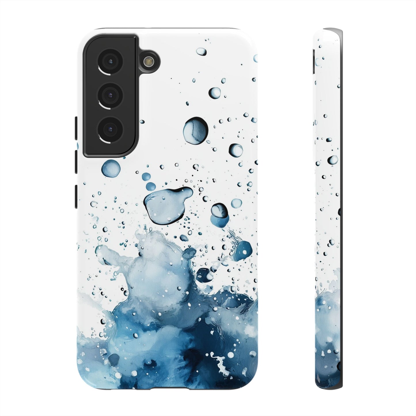Aqua Burst Watercolor Phone Case for iPhone, google Pixel & Samsung
