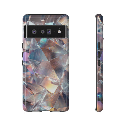 Iridescent Crystal Matching Couple Phone Case – Shimmer & Shine for iPhone, Samsung & Google Pixel