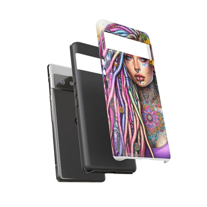 Boho Mandala Goddess – Ethereal Tattoo Art Mobile Cover