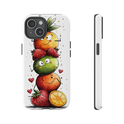 Cute Fruit Stack Phone Case – Fun & Playful Anime Art for iPhone, Google Pixel & Samsung