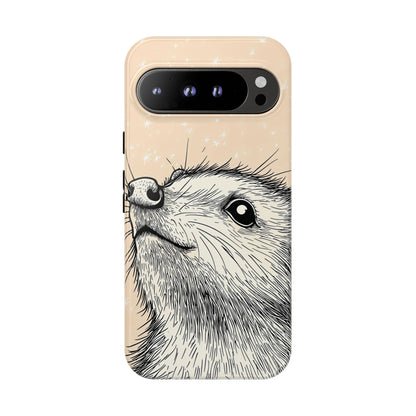Starlit Wonder: Curious Critter in the Cosmos Phone Case for iPhone, Samsung & Pixel