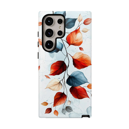 Crimson Drift | Minimalist Botanical Phone Case for iPhone, Pixel & Samsung