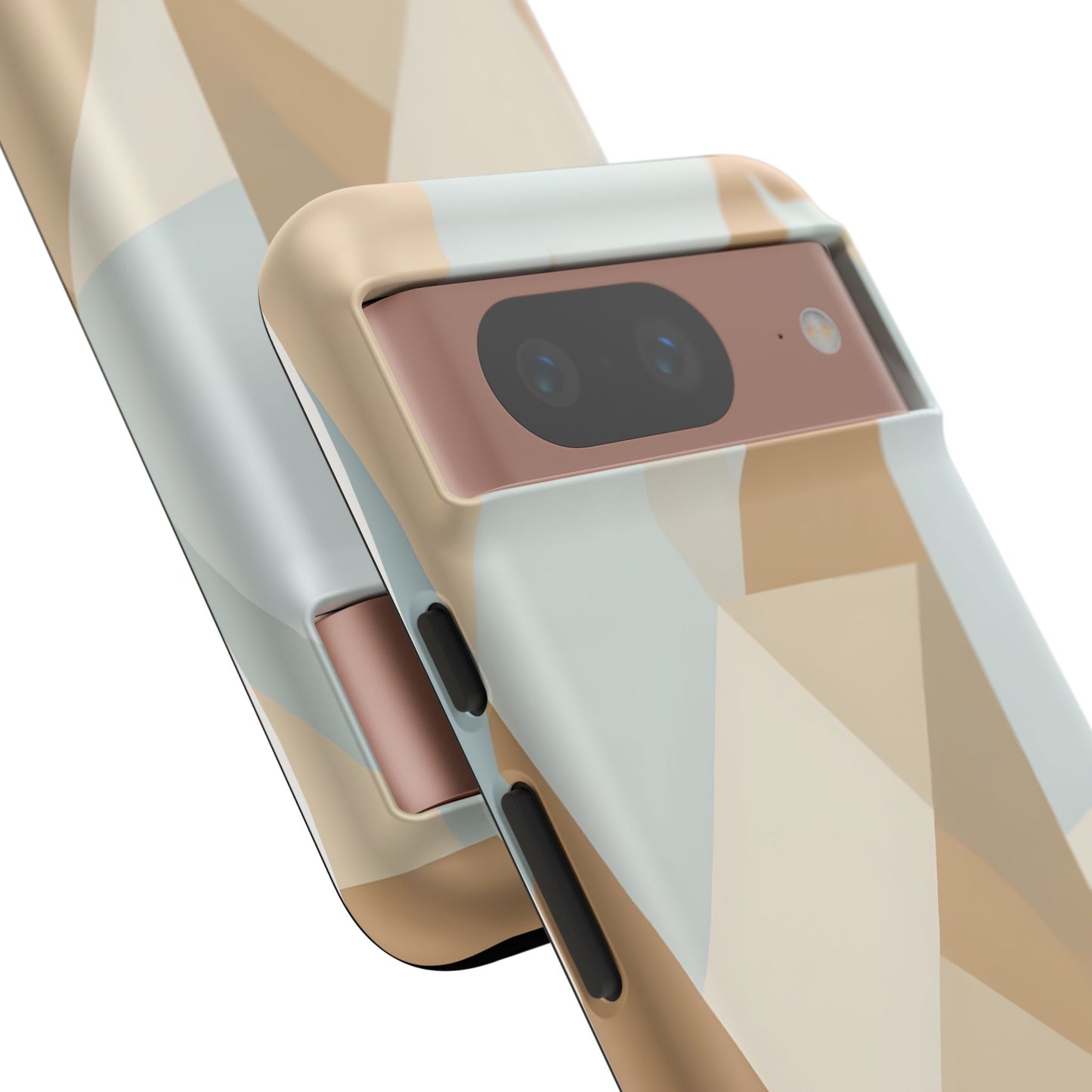 Neutral Geometrical Triangular Abstract Pattern