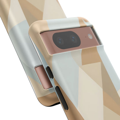 Neutral Geometrical Triangular Abstract Pattern