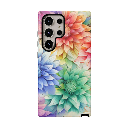 Rainbow Bloom Mandala Floral Mobile Case