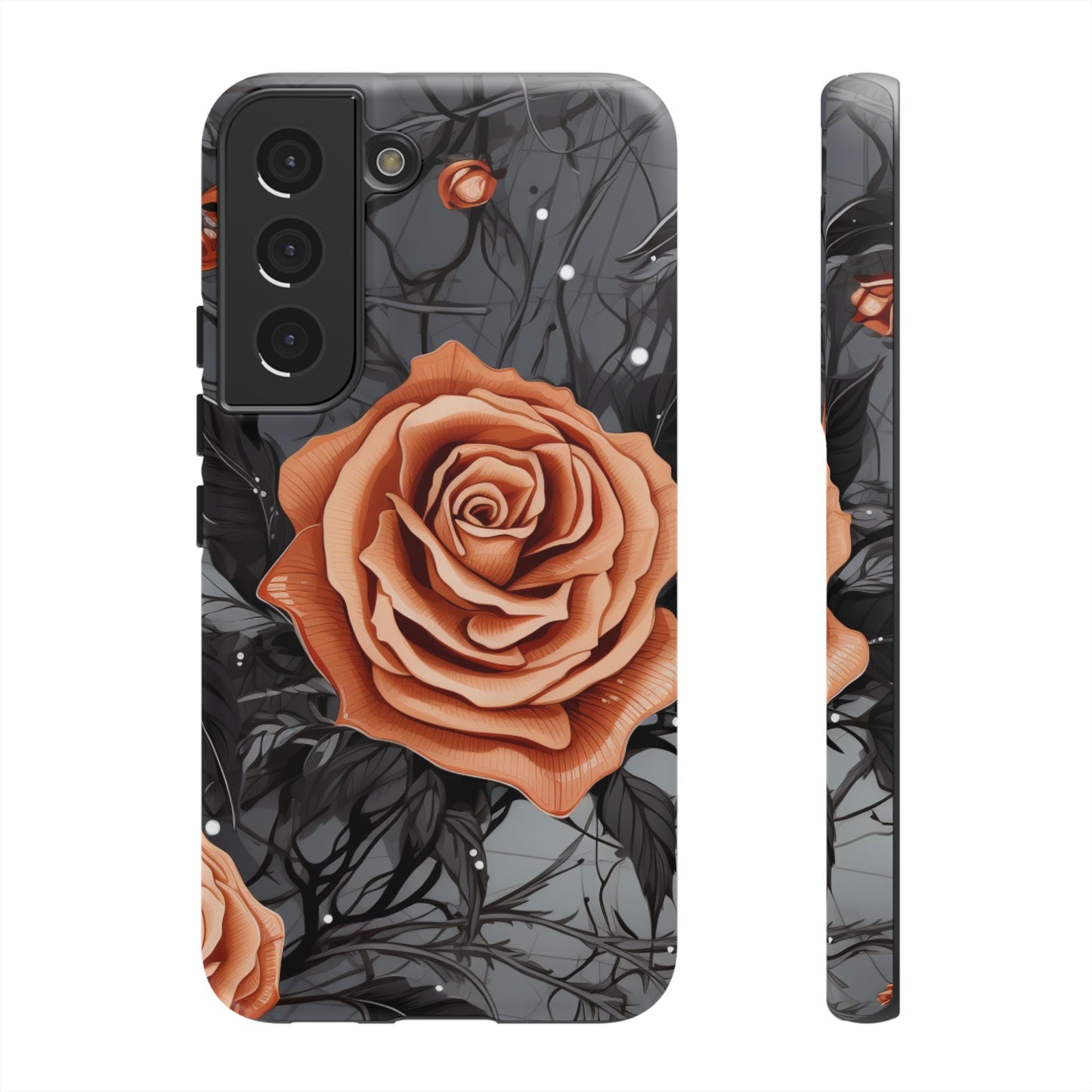 Mystic Noir Rose Mobile Case