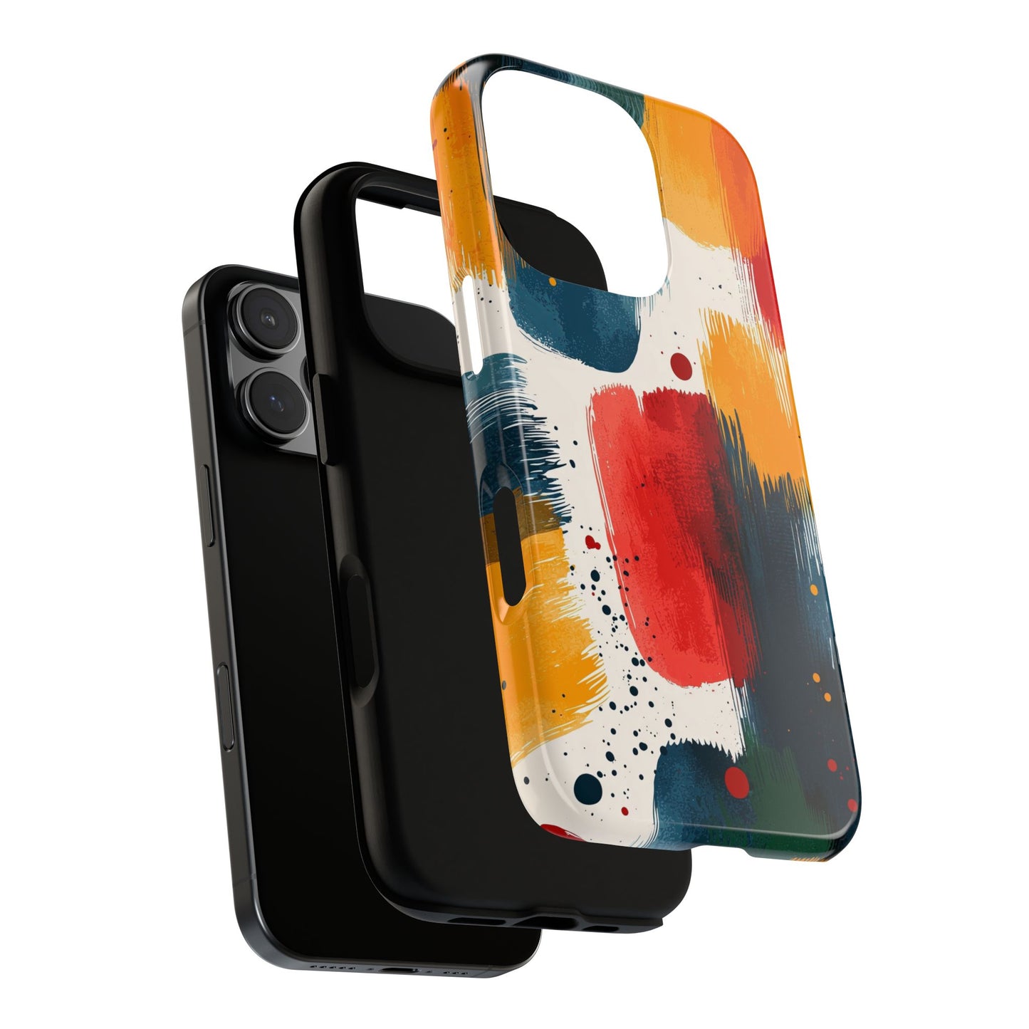 Color Burst Abstract Brushstroke Phone Case for iPhone, Samsung & Pixel