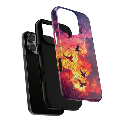 Chorus of Flight – Mosaic Birds Phone Case for iPhone, Samsung & Pixel