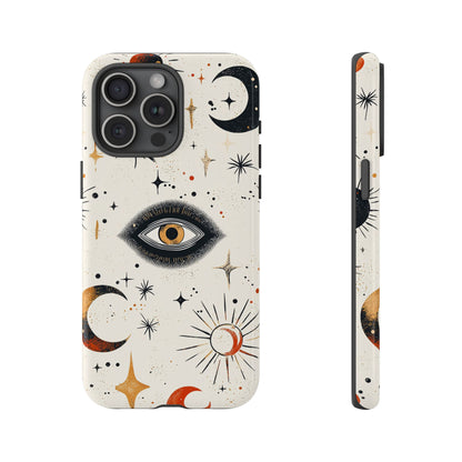 Mystic Moon & Stars Boho Phone Case for iPhone, Pixel & Samsung