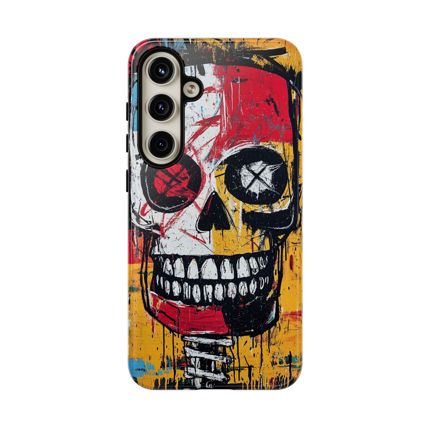 Basquiat Phone Case – Bold Urban Art Design - iPhone, Samsung & Google Pixel Cover - Artistic Painting Case,  Art Lover Gift